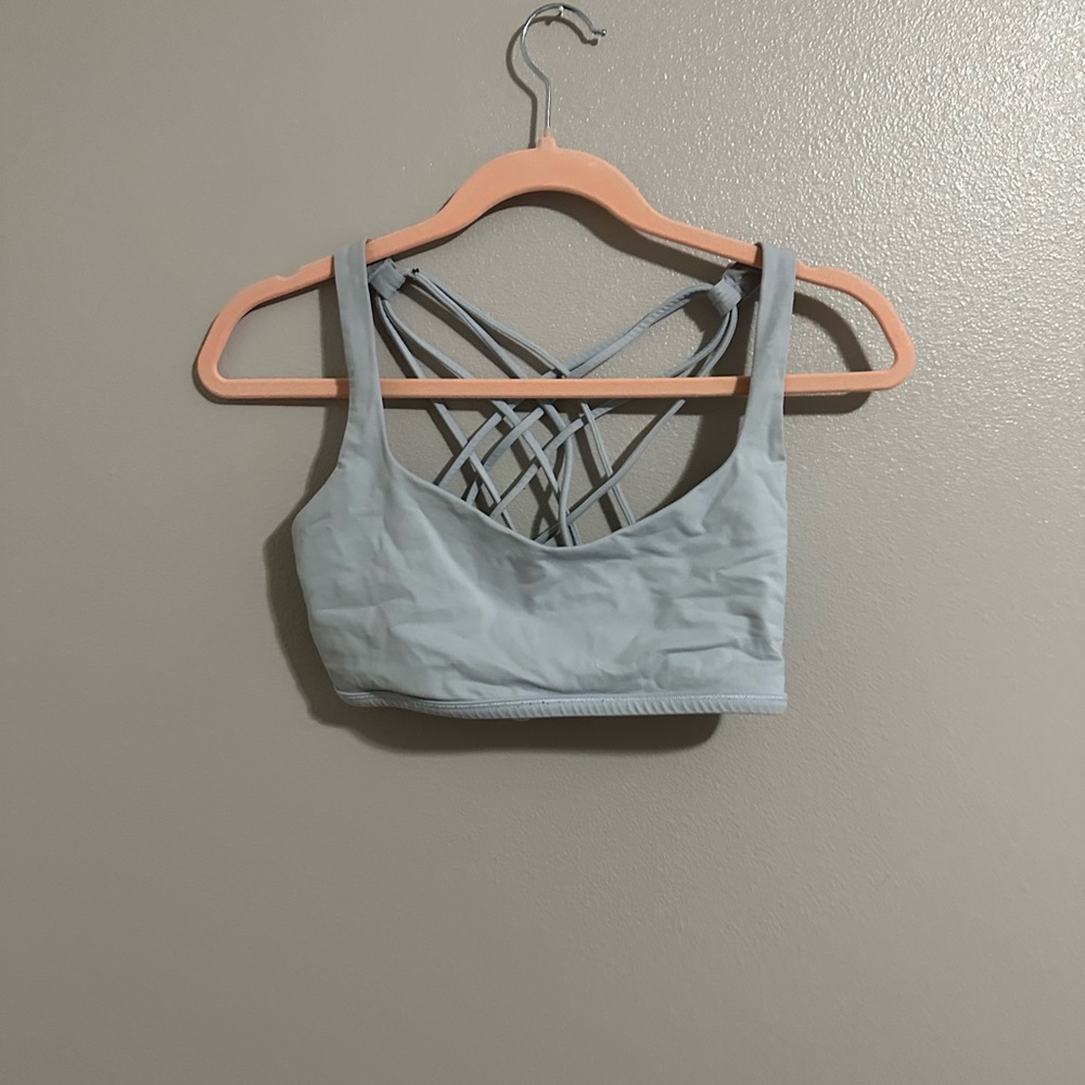Lululemon Athletica light blue  Sports Bra